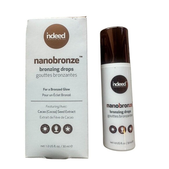 Indeed Labs Nanobronze Bronzing Drops 30ml 1oz For a Bronzed Glow Cacao Seed - Picture 1 of 3